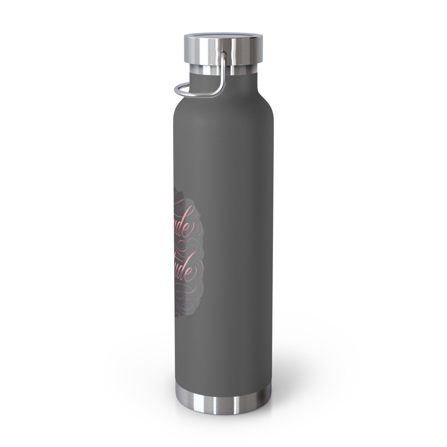 Attitude of Gratitude Copper Vacuum Insulated Bottle, 22oz