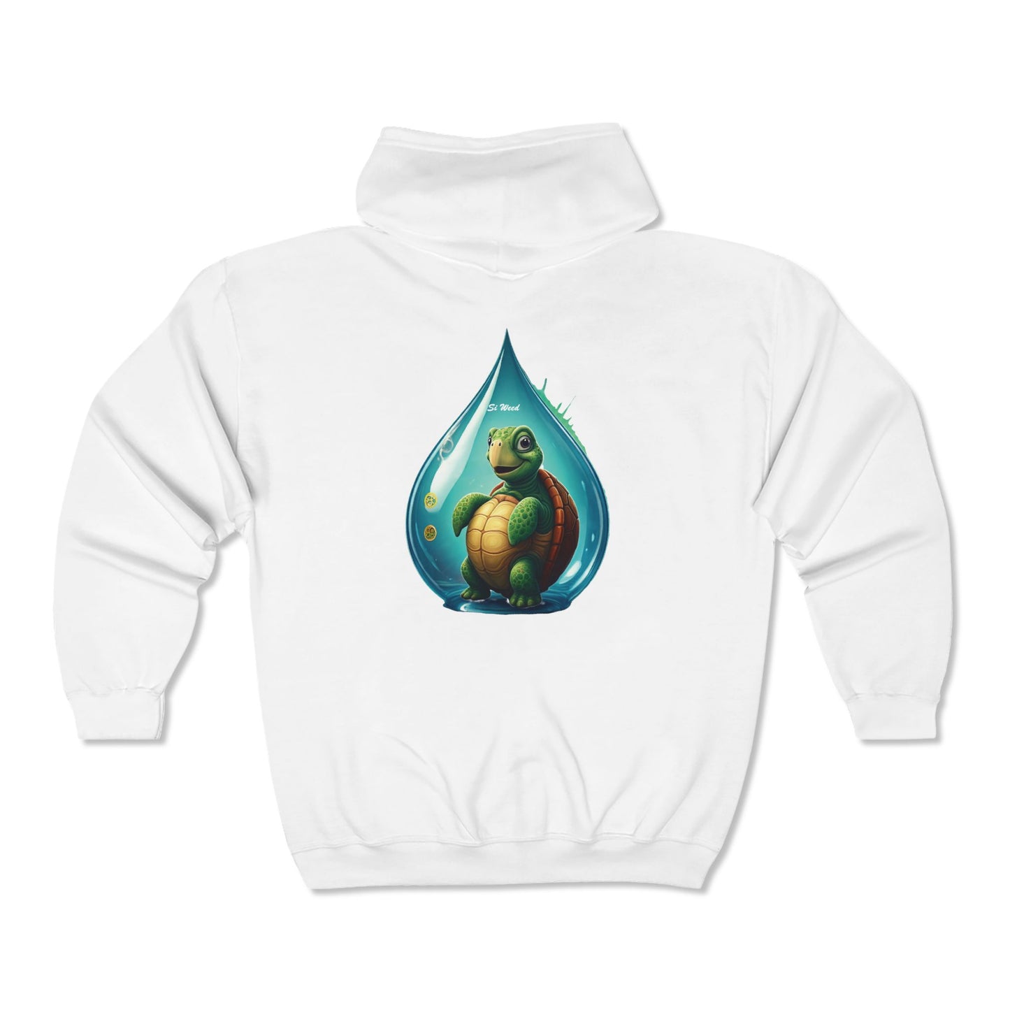 Si Weed Non 420 Edition Unisex Heavy Blend™ Full Zip Hooded Sweatshirt