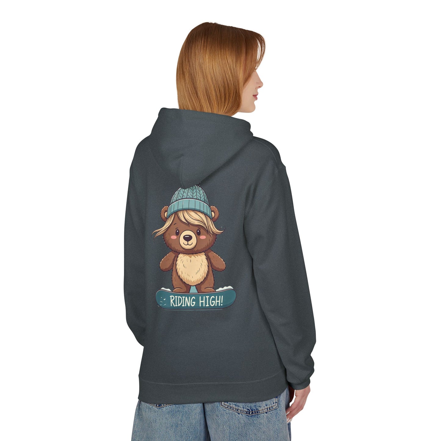 Riding High Lilly Bear Edition Unisex Midweight Softstyle Fleece Hoodie