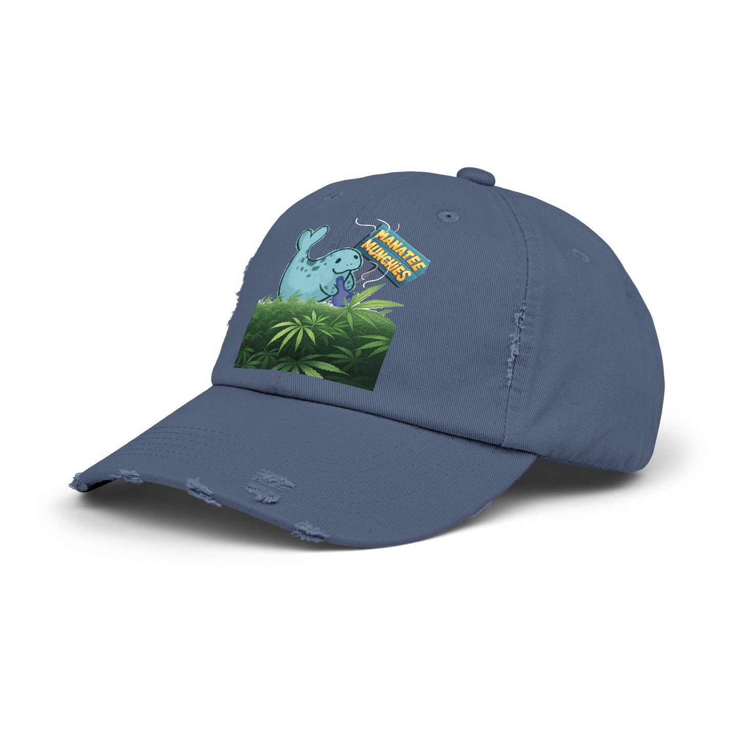 Manatee Munchies OG Edition Unisex Distressed Cap