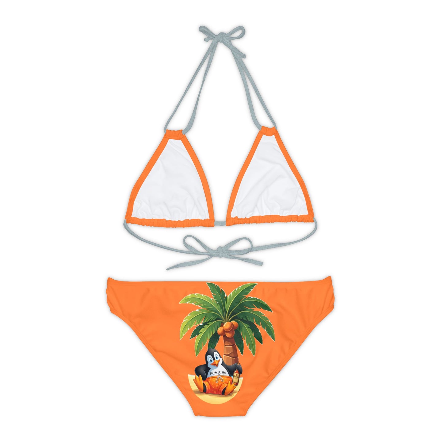 Rum Bum Strappy Bikini Set (AOP)