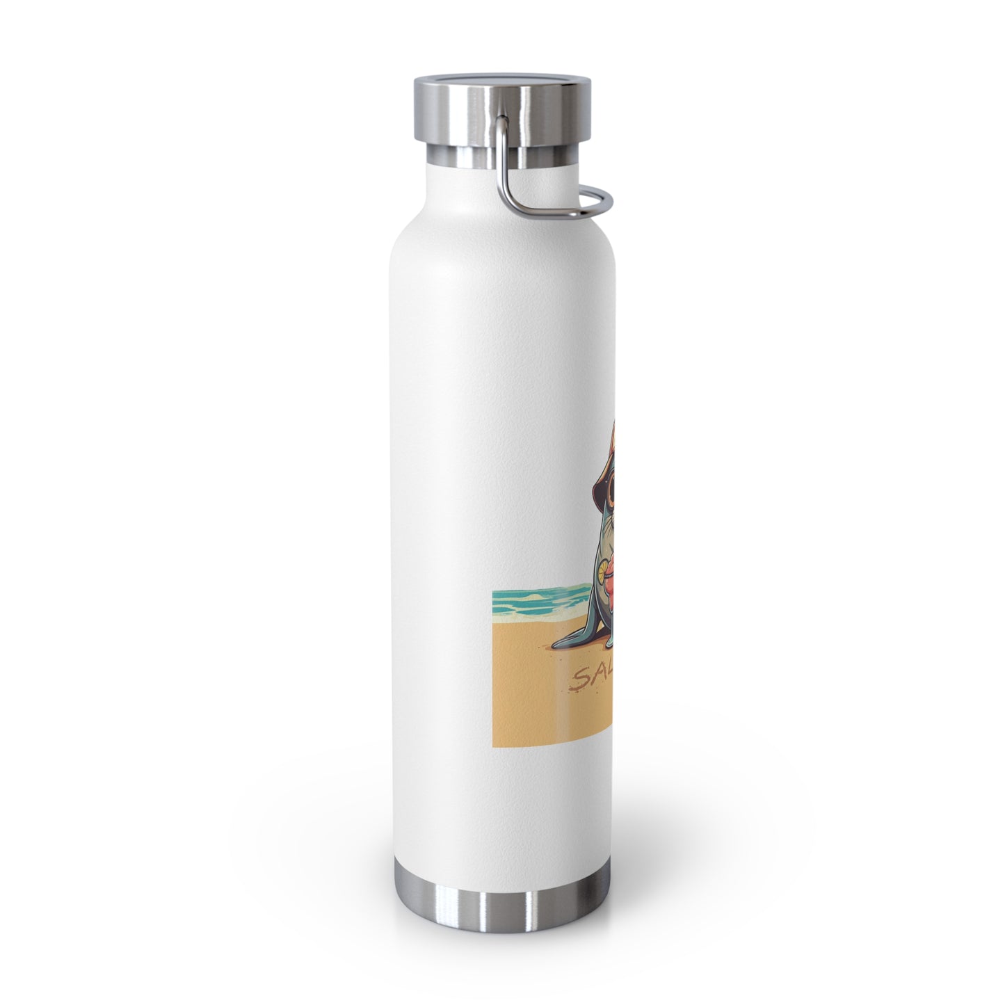 Salt Life Copper Vacuum Insulated Bottle, 22oz