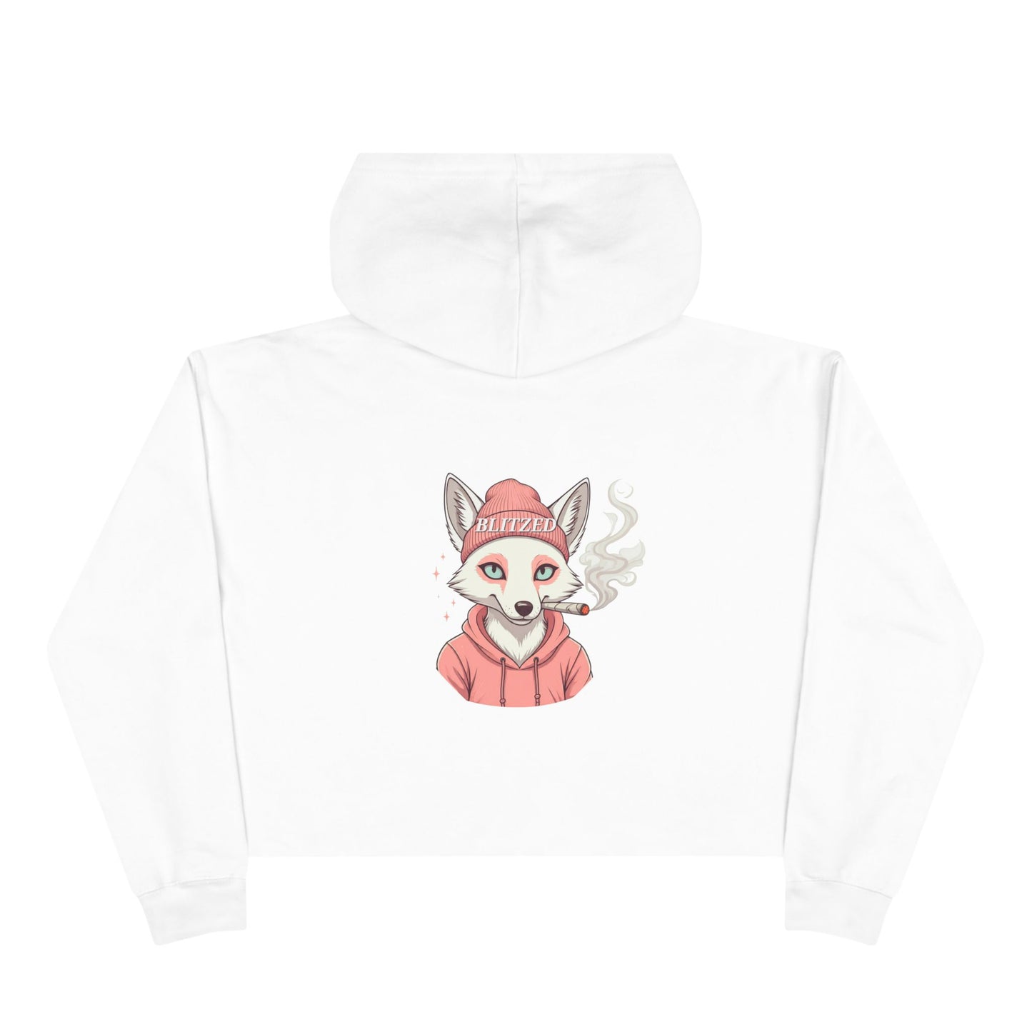 Blitzed Crop Hoodie