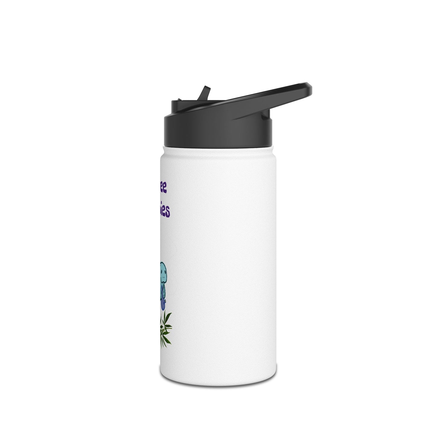 Manatee Munchies OG Edition Stainless Steel Water Bottle, Standard Lid
