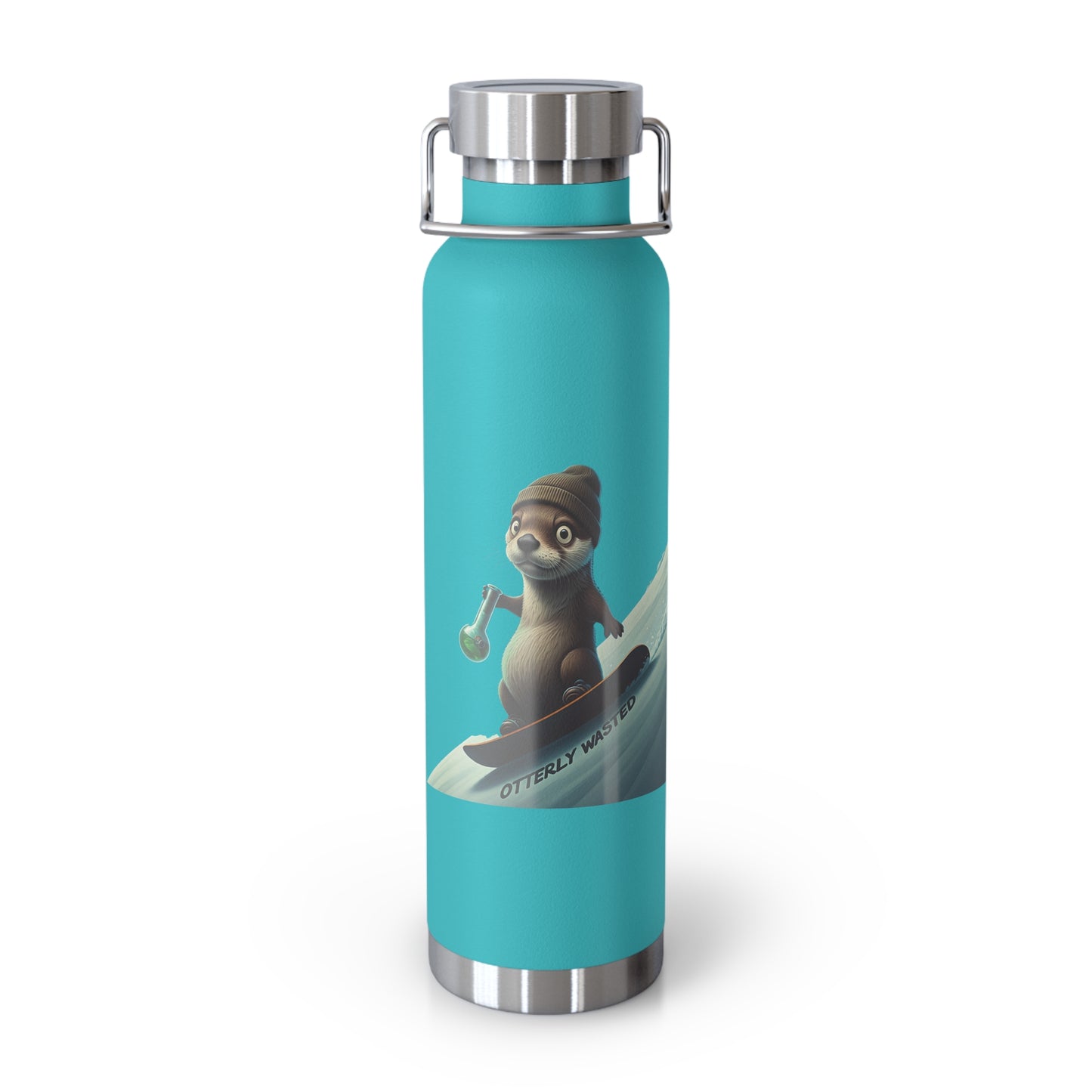 Otterly Wasted Copper Vacuum Insulated Bottle, 22oz