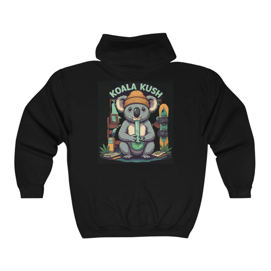 Koala Kush Unisex Heavy Blend™ Full Zip Hooded Sweatshirt