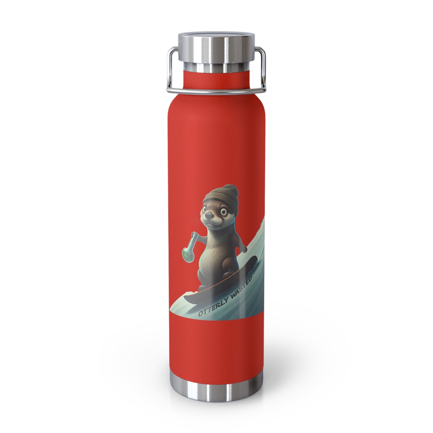 Otterly Wasted Copper Vacuum Insulated Bottle, 22oz