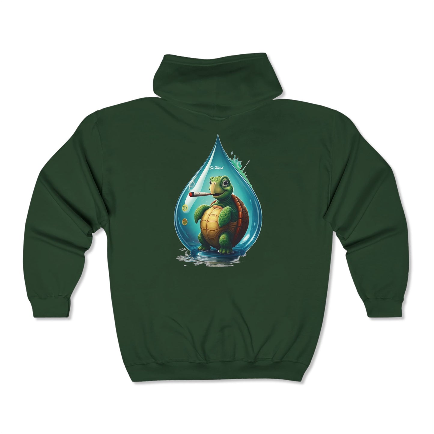 Si Weed Unisex Heavy Blend™ Full Zip Hooded Sweatshirt