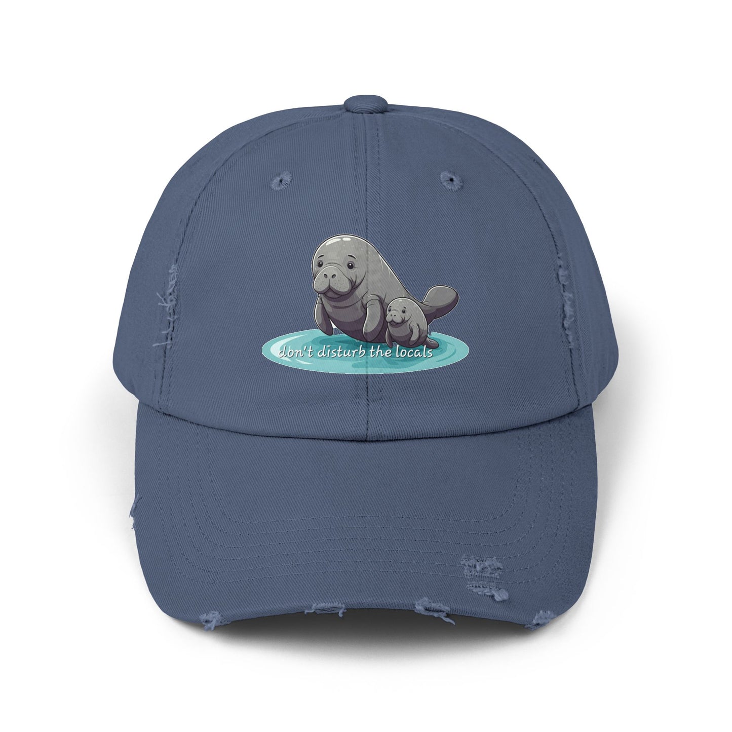 Locals Unisex Distressed Cap