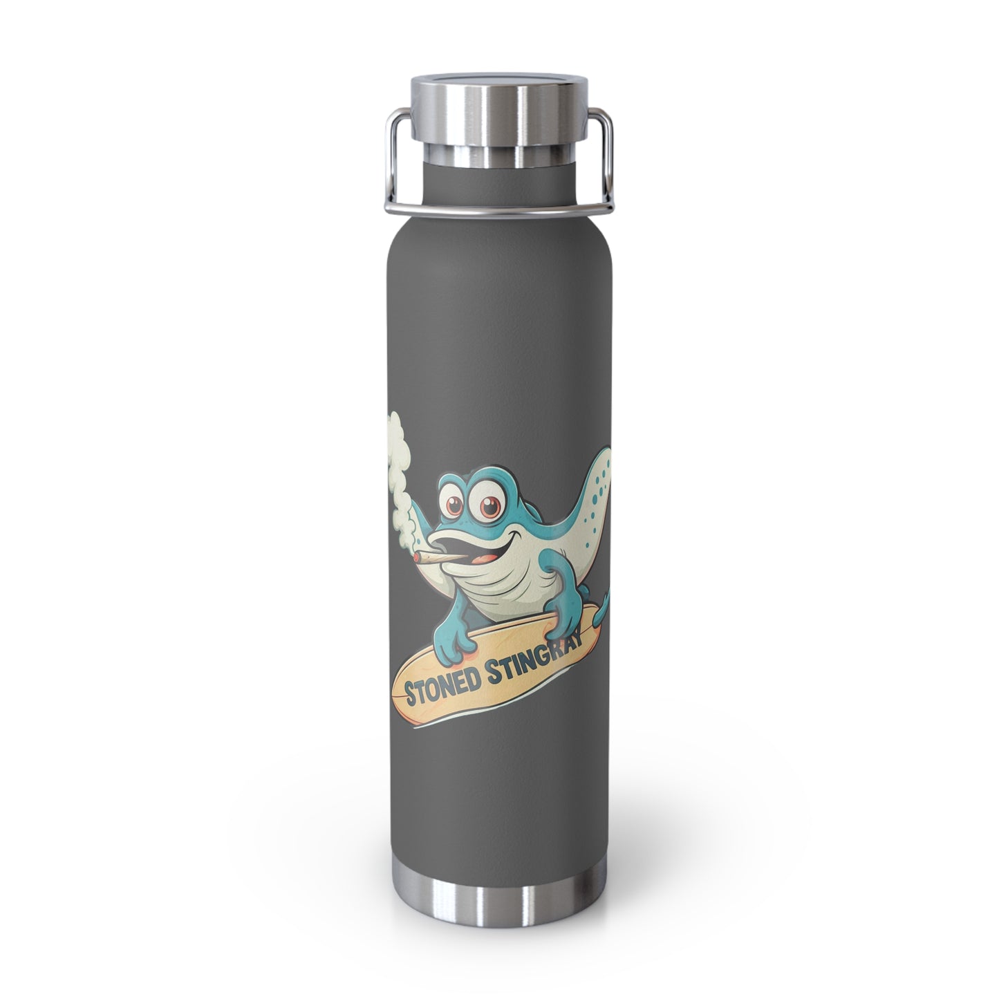 Stoned Stingray Copper Vacuum Insulated Bottle, 22oz