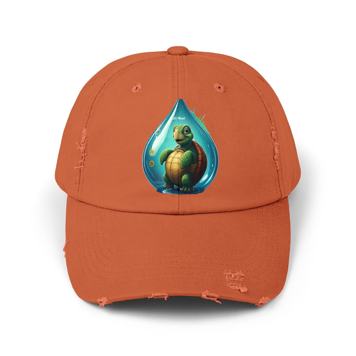 Si Weed Non 420 Edition Unisex Distressed Cap