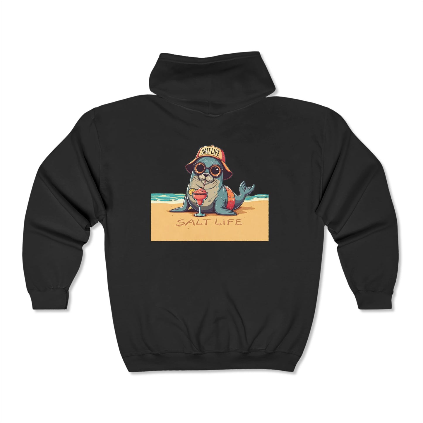 Salt Life Unisex Heavy Blend™ Full Zip Hooded Sweatshirt