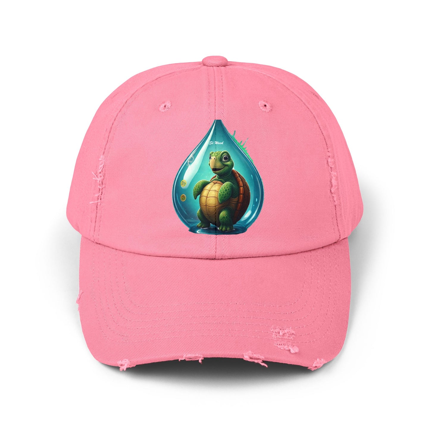 Si Weed Non 420 Edition Unisex Distressed Cap