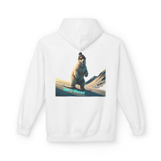 Beary Blazed Unisex Midweight Softstyle Fleece Hoodie